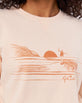 The Rip Curl Womens Re-Entry Sweatshirt in Light Peach