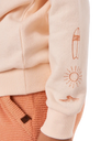 The Rip Curl Womens Re-Entry Sweatshirt in Light Peach