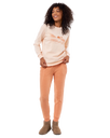 The Rip Curl Womens Re-Entry Sweatshirt in Light Peach