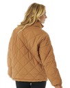 The Rip Curl Womens Anti-Series Pack Tech Jacket in Light Brown