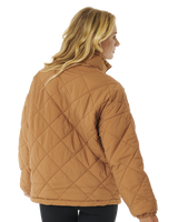 The Rip Curl Womens Anti-Series Pack Tech Jacket in Light Brown