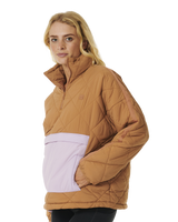 The Rip Curl Womens Anti-Series Pack Tech Jacket in Light Brown