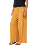 The Rip Curl Womens Amber Trousers in Gold