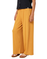 The Rip Curl Womens Amber Trousers in Gold