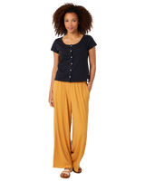 The Rip Curl Womens Amber Trousers in Gold