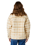 The Rip Curl Womens Sunrise Sherpa Jacket in Beige