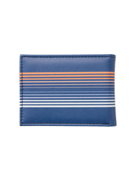 The Rip Curl Mens Combo Slim Wallet in Navy & Orange