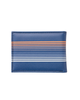 The Rip Curl Mens Combo Slim Wallet in Navy & Orange