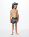 The Rip Curl Boys Boys Offset Volley Shorts in Navy