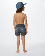 The Rip Curl Boys Boys Offset Volley Shorts in Navy