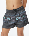 The Rip Curl Boys Boys Offset Volley Shorts in Navy