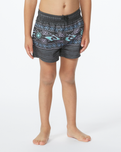 The Rip Curl Boys Boys Offset Volley Shorts in Navy