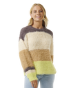 The Rip Curl Womens Sunrise Sessions Jumper in Beige