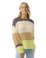 The Rip Curl Womens Sunrise Sessions Jumper in Beige