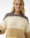 The Rip Curl Womens Sunrise Sessions Jumper in Beige