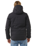 The Rip Curl Mens Anti-Series Ridge Tech Jacket in Black