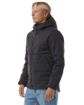 The Rip Curl Mens Anti-Series Ridge Tech Jacket in Black