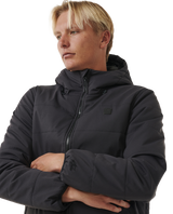 The Rip Curl Mens Anti-Series Ridge Tech Jacket in Black