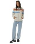 The Rip Curl Womens Anti-Series Revival Tech Jacket in Vintage White