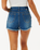 The Rip Curl Womens Amy High Shorts in Dark Blue