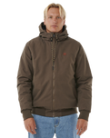 The Rip Curl Mens Anti-Series One Shot Tech Jacket in Rock