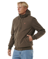 The Rip Curl Mens Anti-Series One Shot Tech Jacket in Rock