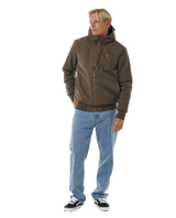 The Rip Curl Mens Anti-Series One Shot Tech Jacket in Rock