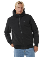 The Rip Curl Mens Anti-Series One Shot Tech Jacket in Black