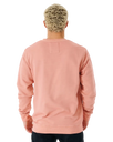 The Rip Curl Mens Original Surfers Sweatshirt in Dusty Rose