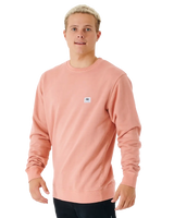 The Rip Curl Mens Original Surfers Sweatshirt in Dusty Rose