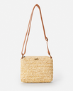 The Rip Curl Womens Essentials Straw Crossbody Bag in Natural