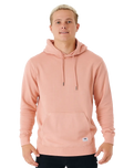 The Rip Curl Mens Original Surfers Hoodie in Dusty Rose