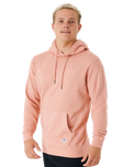 The Rip Curl Mens Original Surfers Hoodie in Dusty Rose