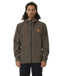 The Rip Curl Mens Anti-Series Search Spray Tech Jacket in Deep Rock