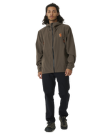 The Rip Curl Mens Anti-Series Search Spray Tech Jacket in Deep Rock