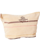 The Rip Curl Revival Terry Make Up Bag in Peach