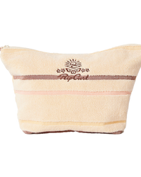 The Rip Curl Revival Terry Make Up Bag in Peach