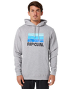 The Rip Curl Mens Hey Muma Hoodie in Grey Marle