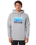 The Rip Curl Mens Hey Muma Hoodie in Grey Marle