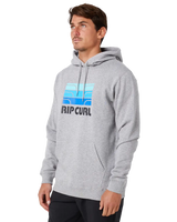 The Rip Curl Mens Hey Muma Hoodie in Grey Marle