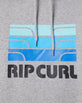 The Rip Curl Mens Hey Muma Hoodie in Grey Marle