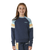 The Rip Curl Girls Girls Surf Revival Raglan Sweatshirt in Dark Navy