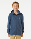 The Rip Curl Boys Boys Lost Islands Zip Hoodie in Vintage Navy