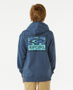 The Rip Curl Boys Boys Lost Islands Zip Hoodie in Vintage Navy