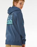 The Rip Curl Boys Boys Lost Islands Zip Hoodie in Vintage Navy