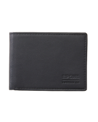 The Rip Curl Mens Marked PU All Day Wallet in Black