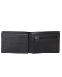 The Rip Curl Mens Marked PU All Day Wallet in Black