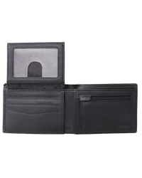 The Rip Curl Mens Marked PU All Day Wallet in Black