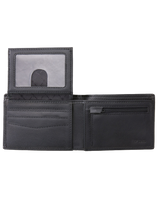 The Rip Curl Mens Marked PU All Day Wallet in Black