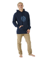 The Rip Curl Mens Stapler Hoodie in Navy